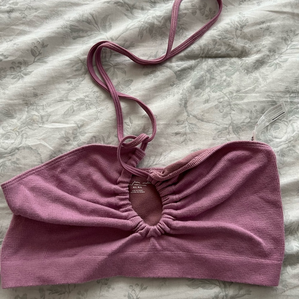 Women's Purple halter Top